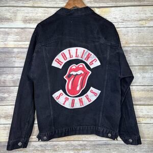 TOUR Vintage Rolling Stones M Jean Tour Jacket 1994 Coat Voodoo Lounge Concert